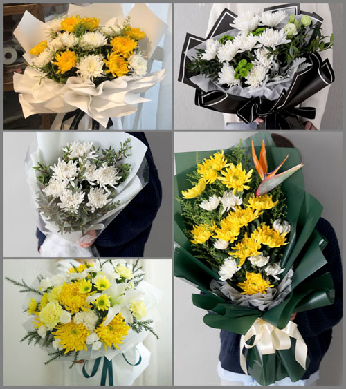 贵州六盘水水城县花嘎乡花营村白事花束代送